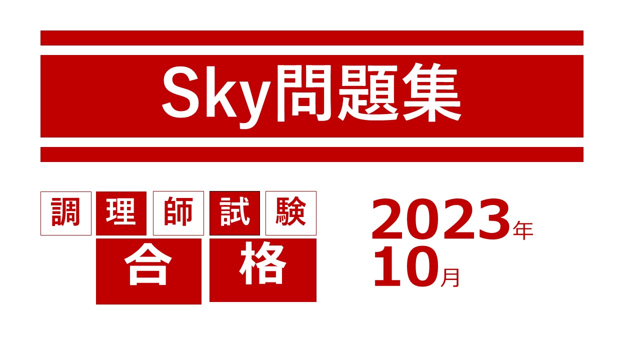 2023　sky問題集